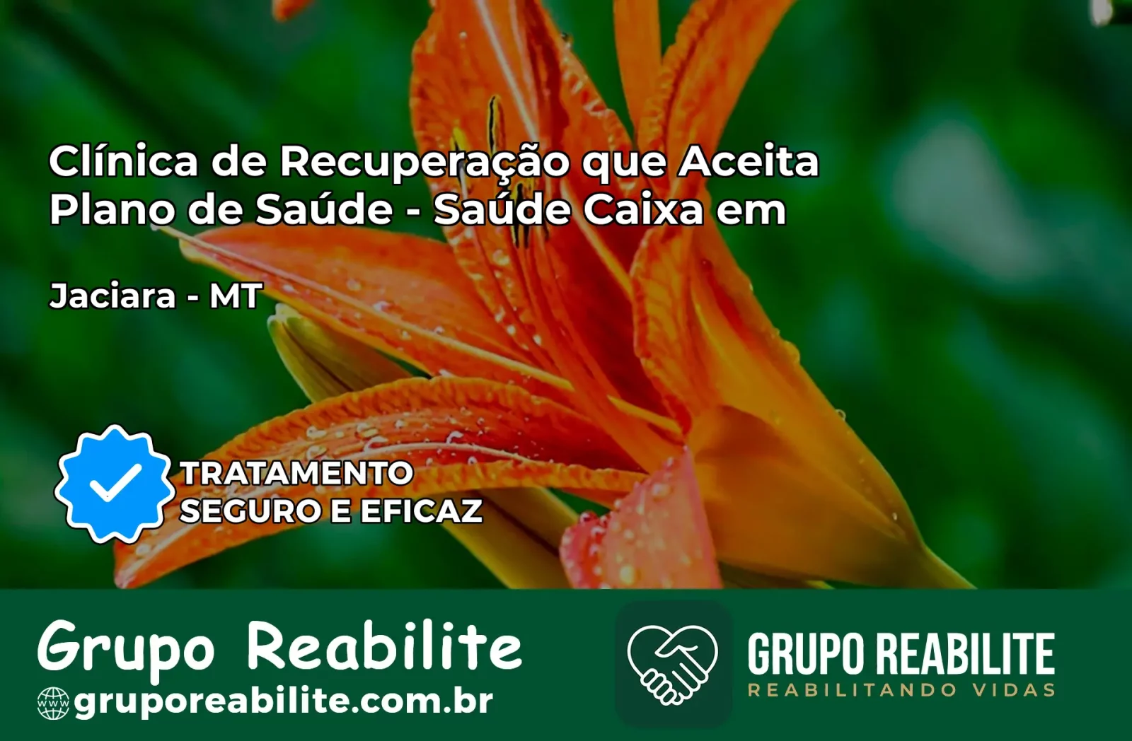 Clínica de Recuperação Saúde Caixa em Jaciara – MT | Cobertura 100%