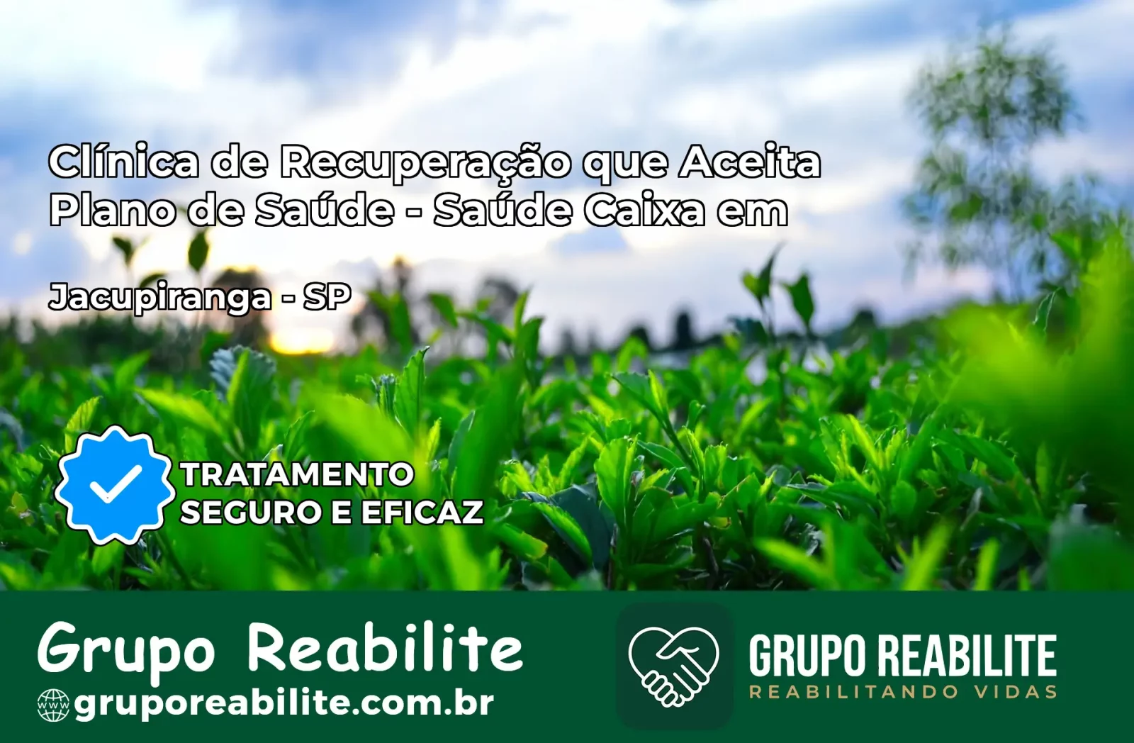 Clínica de Recuperação Saúde Caixa em Jacupiranga – SP | Cobertura 100%