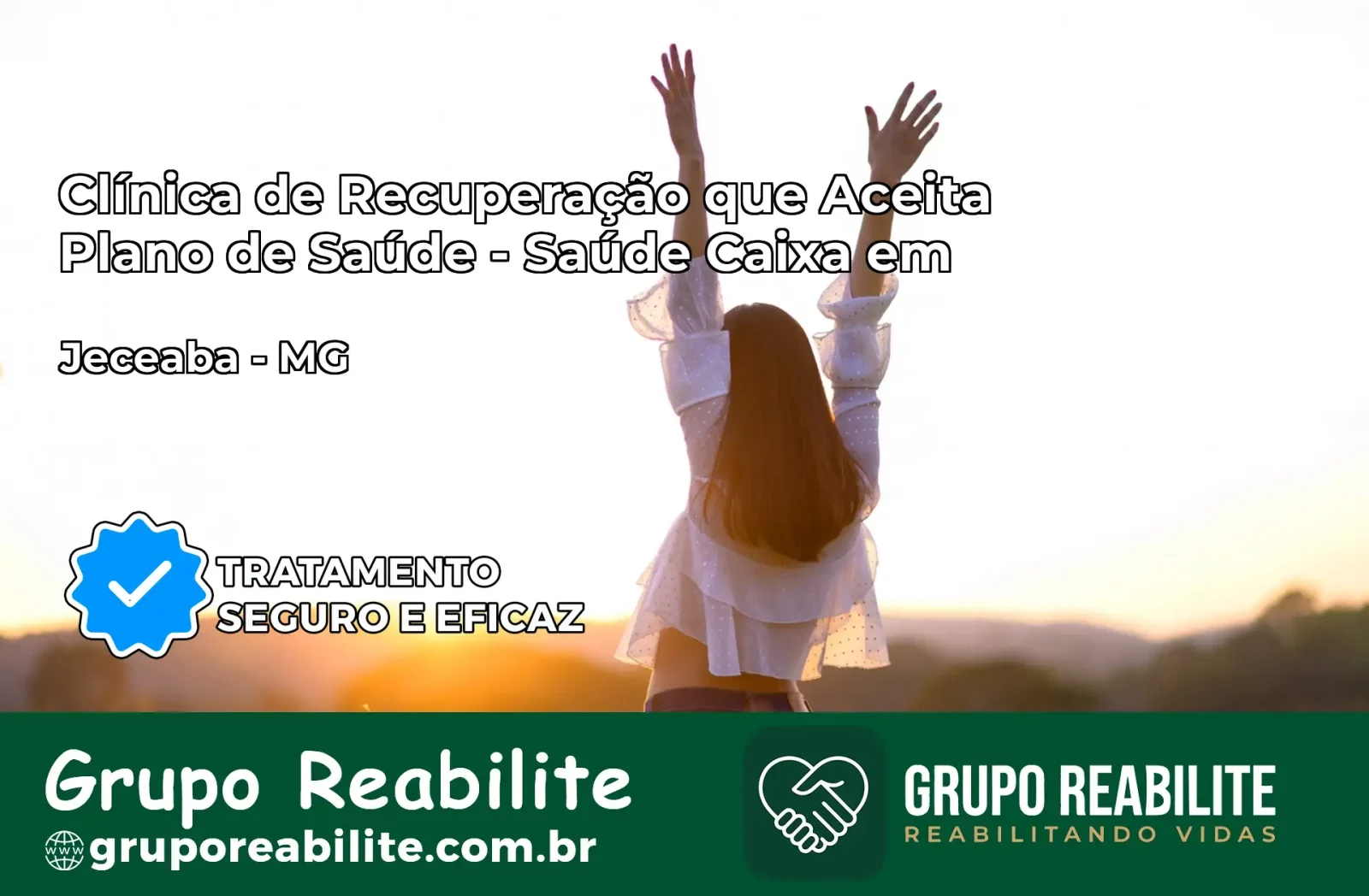 Clínica de Recuperação Saúde Caixa em Jeceaba – MG | Cobertura 100%