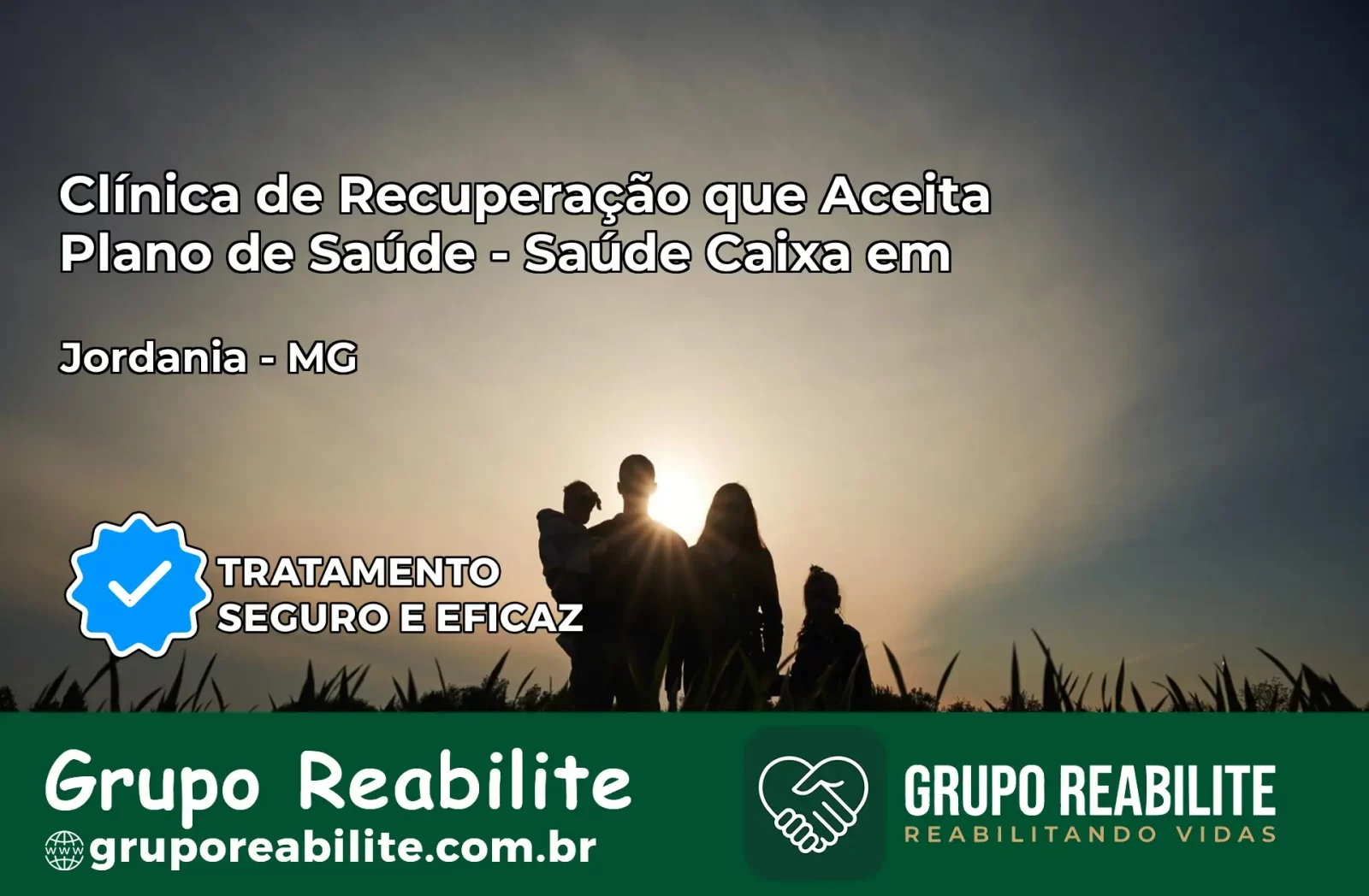 Clínica de Recuperação Saúde Caixa em Jordânia – MG | Cobertura 100%