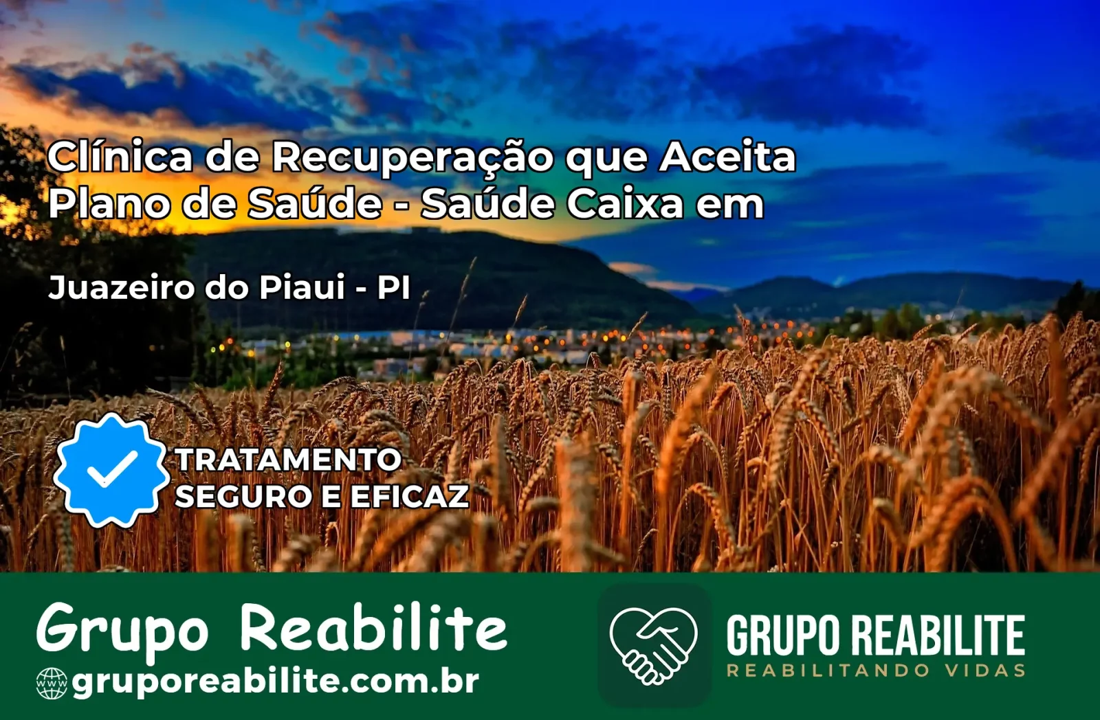 Clínica de Recuperação Saúde Caixa em Juazeiro do Piauí – PI | Cobertura 100%