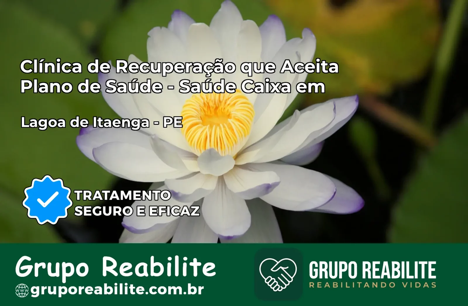 Clínica de Recuperação Saúde Caixa em Lagoa de Itaenga – PE | Cobertura 100%