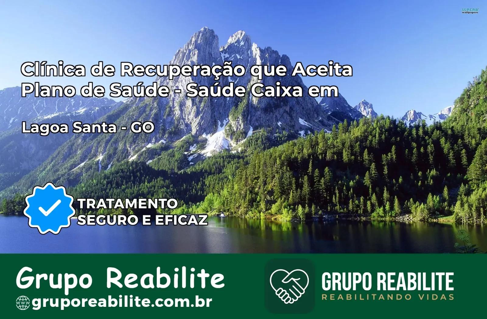 Clínica de Recuperação Saúde Caixa em Lagoa Santa – GO | Cobertura 100%