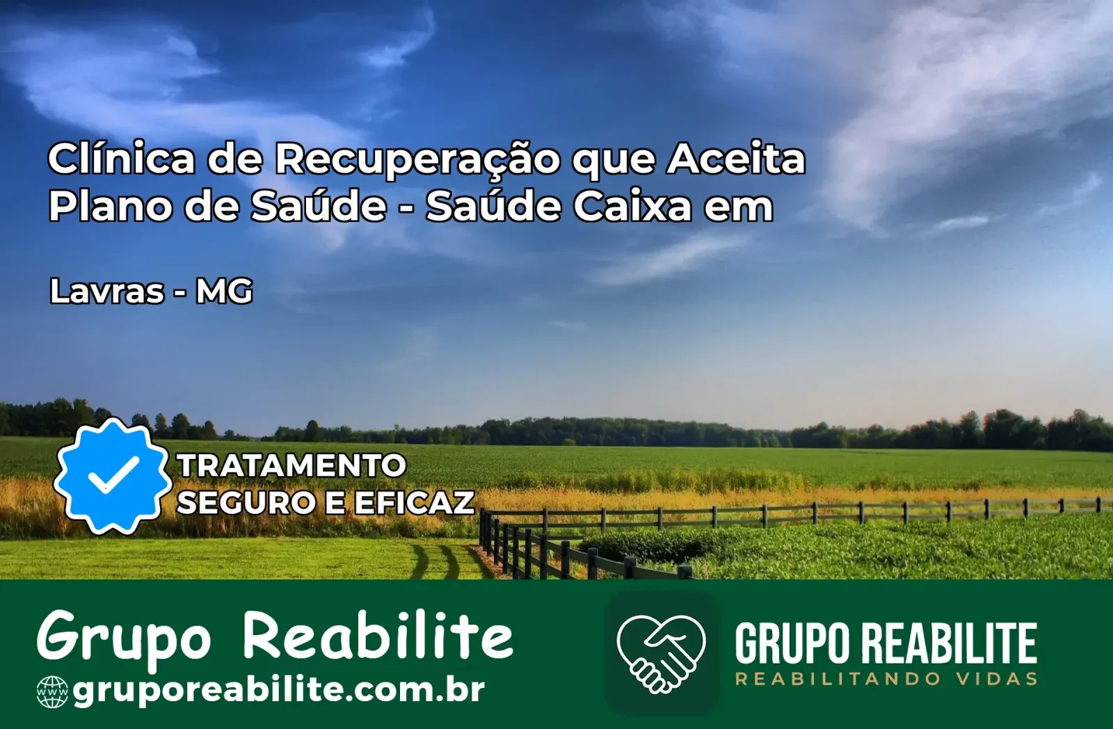 Clínica de Recuperação Saúde Caixa em Lavras – MG | Cobertura 100%