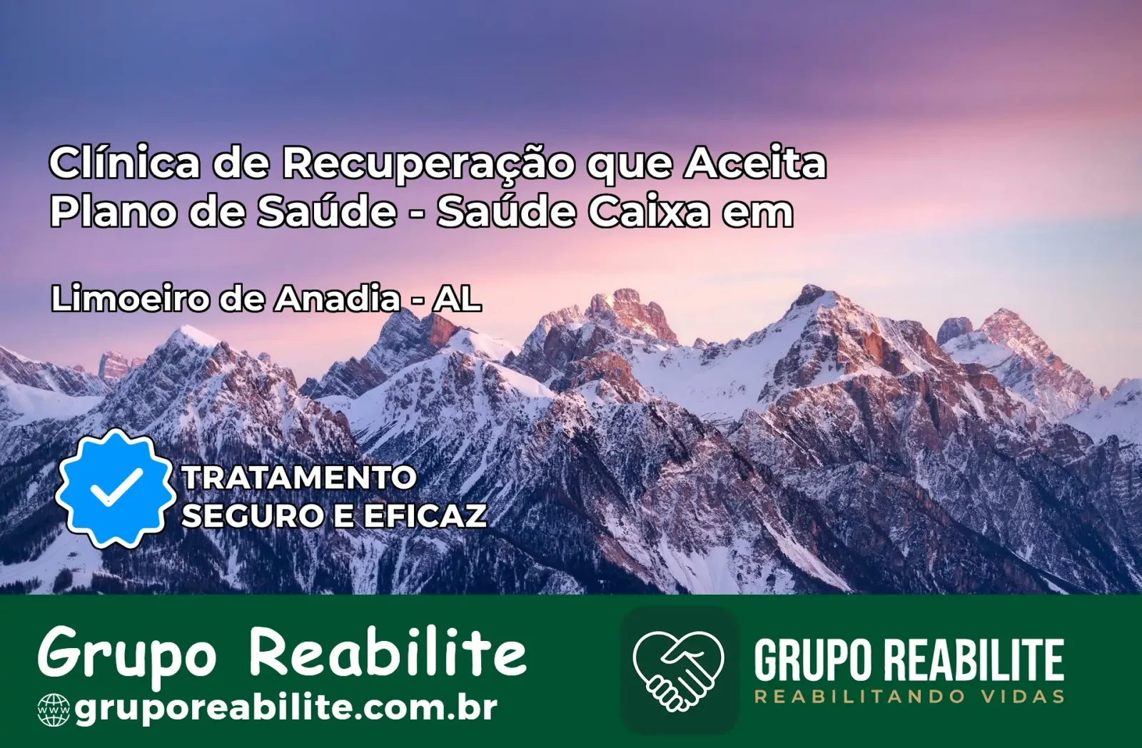 Clínica de Recuperação Saúde Caixa em Limoeiro de Anadia – AL | Cobertura 100%