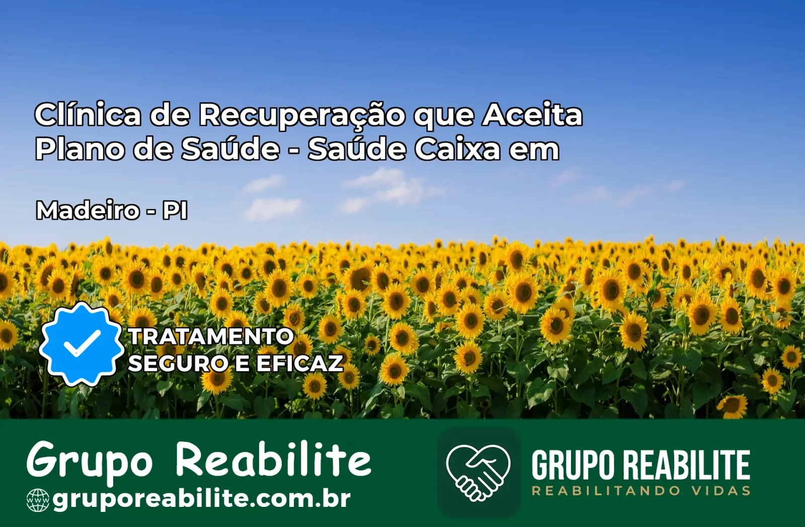 Clínica de Recuperação Saúde Caixa em Madeiro – PI | Cobertura 100%