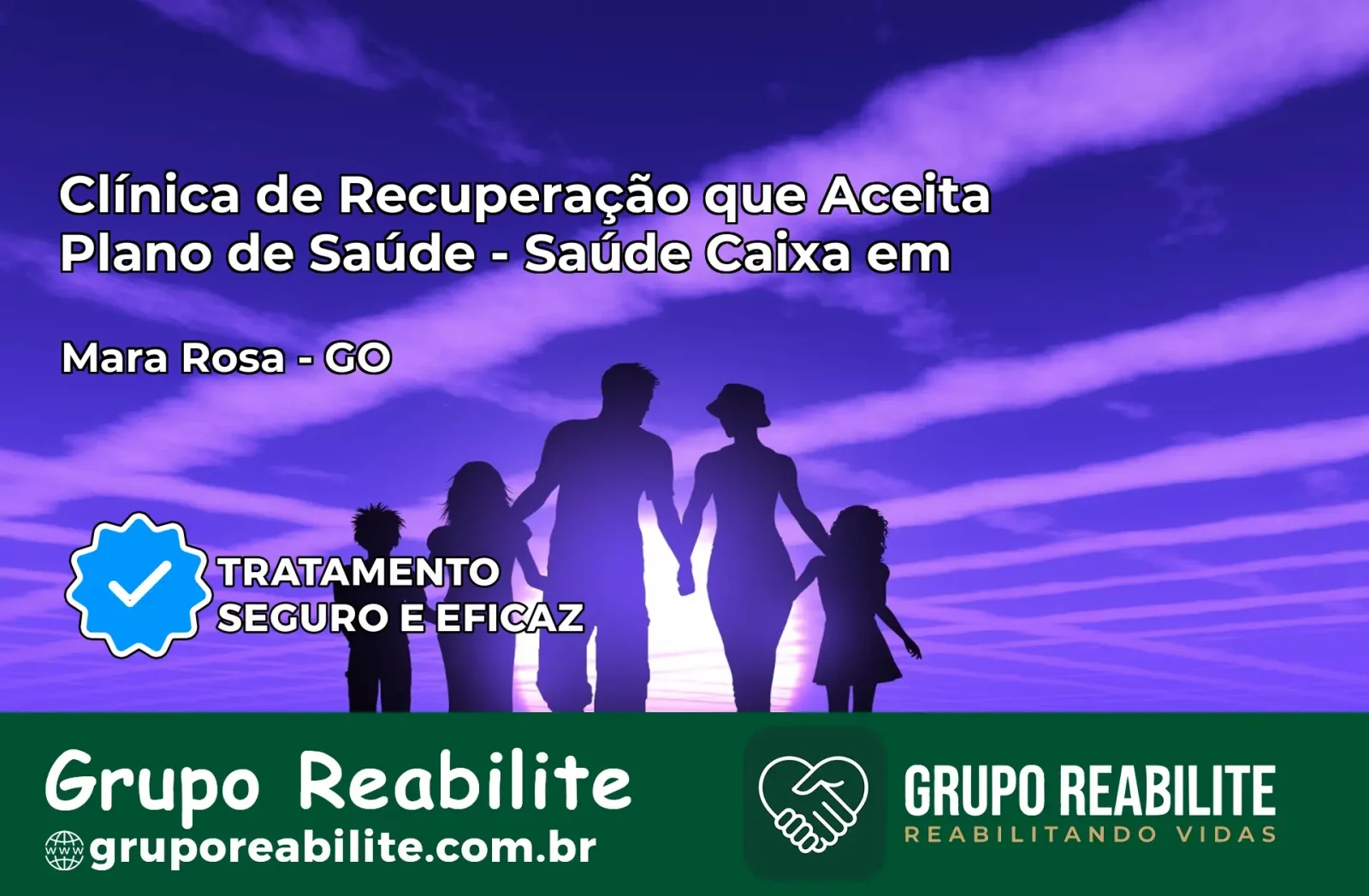 Clínica de Recuperação Saúde Caixa em Mara Rosa – GO | Cobertura 100%