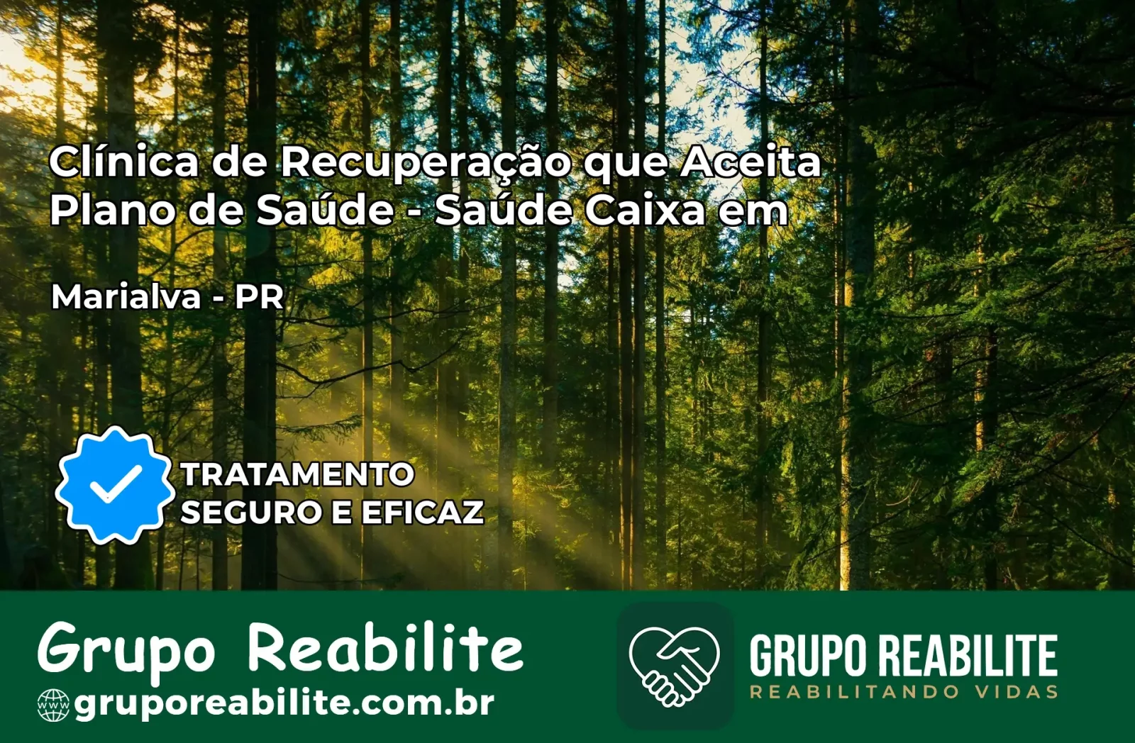 Clínica de Recuperação Saúde Caixa em Marialva – PR | Cobertura 100%