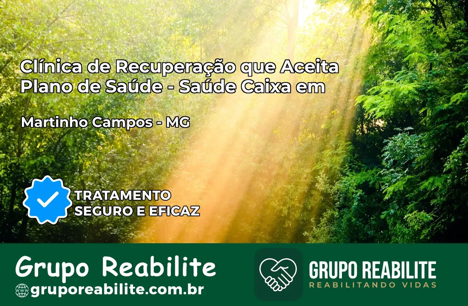 Clínica de Recuperação Saúde Caixa em Martinho Campos – MG | Cobertura 100%
