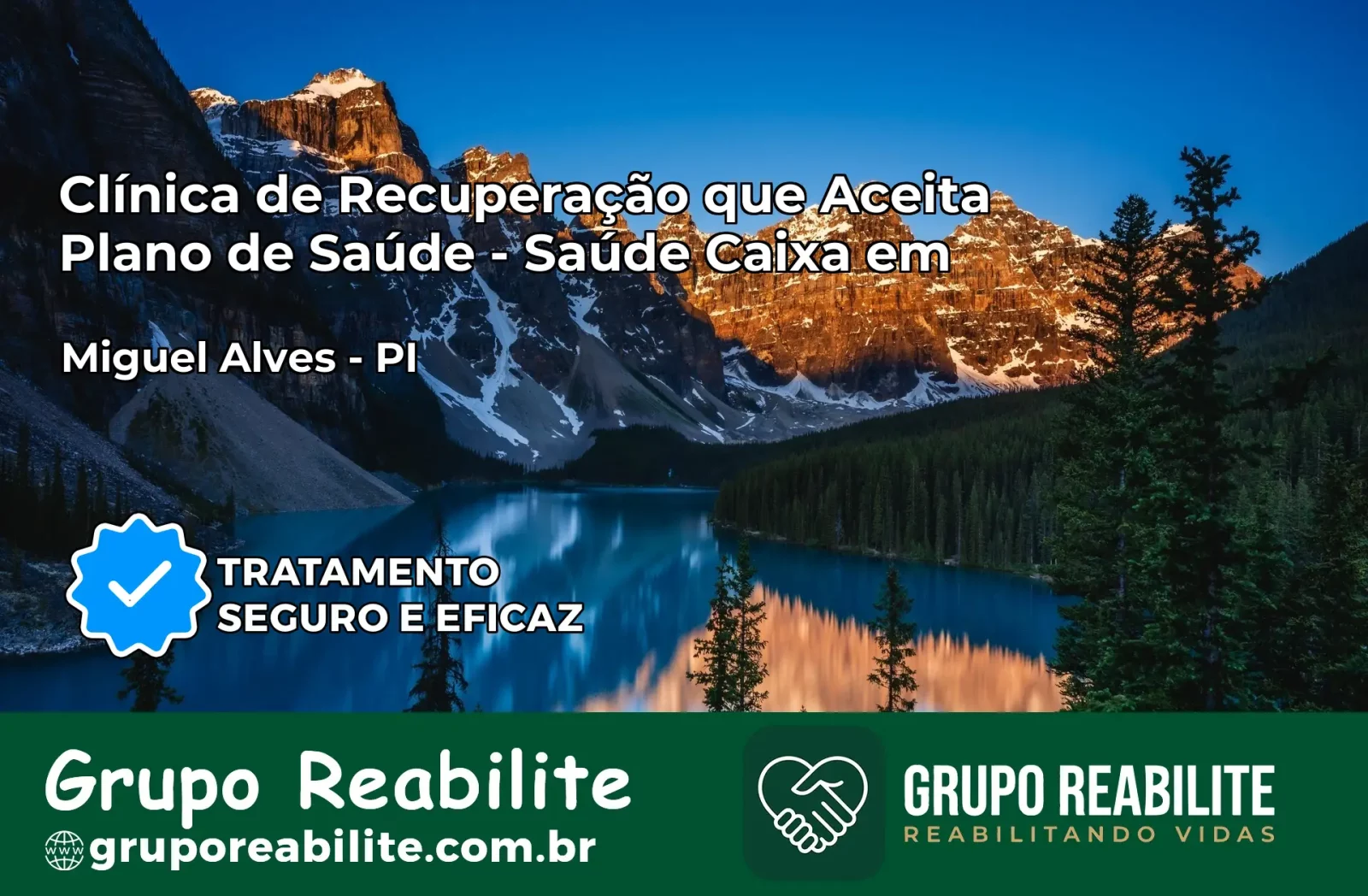 Clínica de Recuperação Saúde Caixa em Miguel Alves – PI | Cobertura 100%