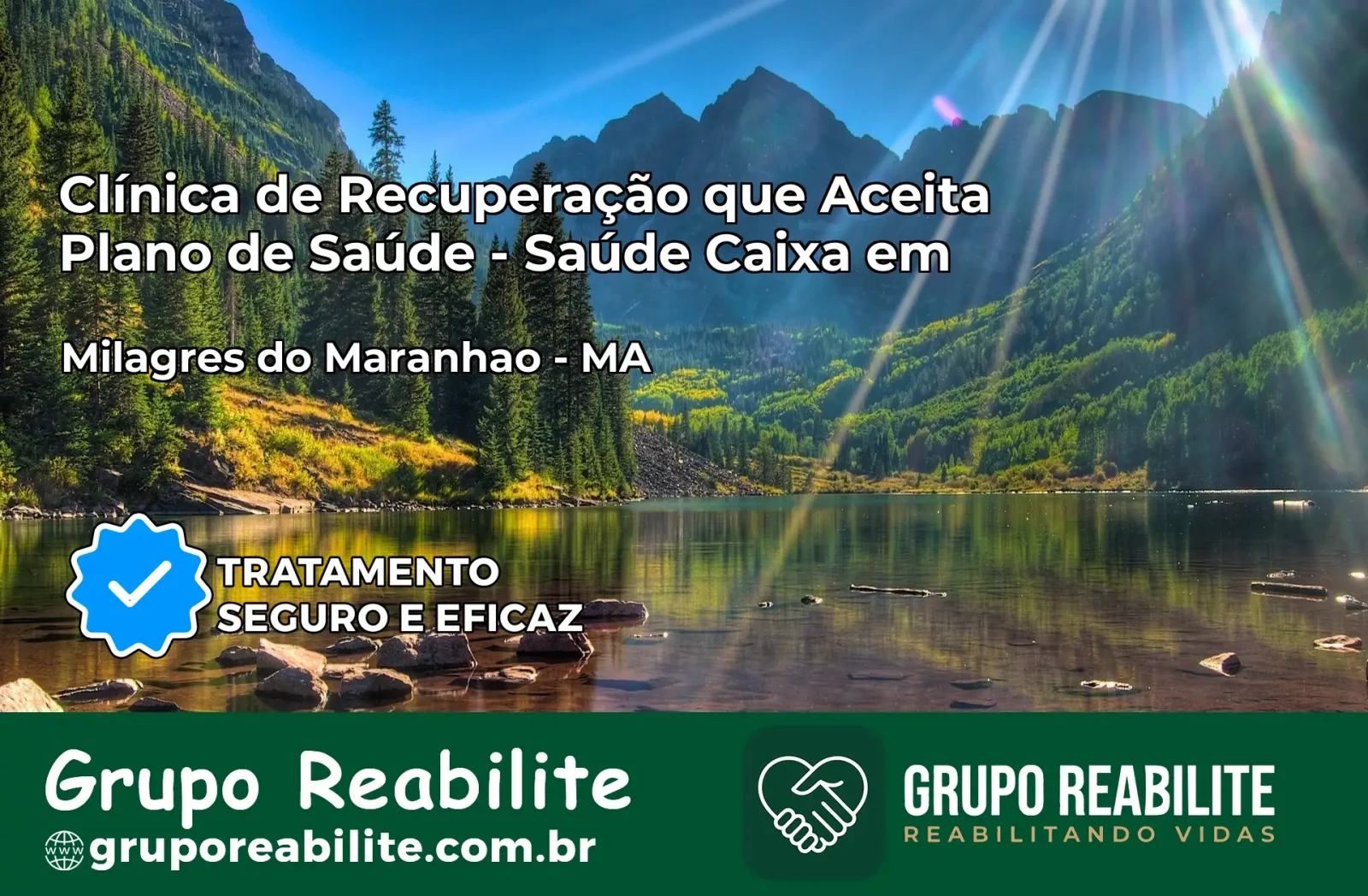 Clínica de Recuperação Saúde Caixa em Milagres do Maranhão – MA | Cobertura 100%