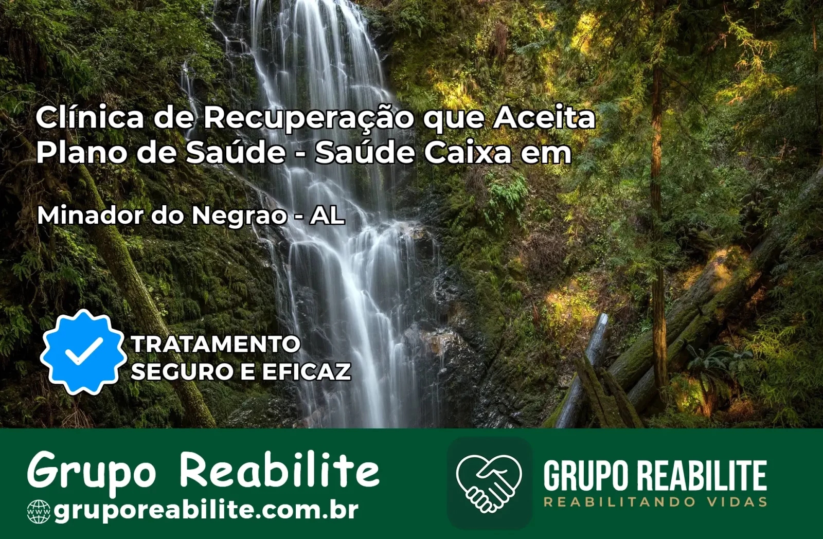 Clínica de Recuperação Saúde Caixa em Minador do Negrão – AL | Cobertura 100%