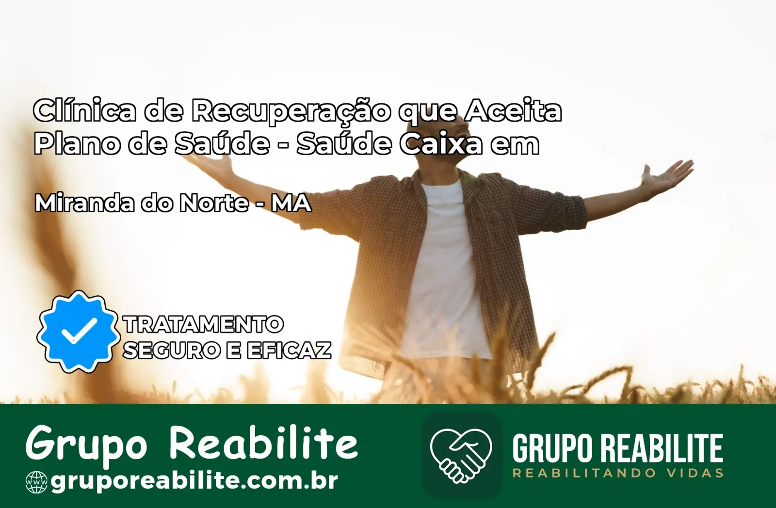 Clínica de Recuperação Saúde Caixa em Miranda do Norte – MA | Cobertura 100%