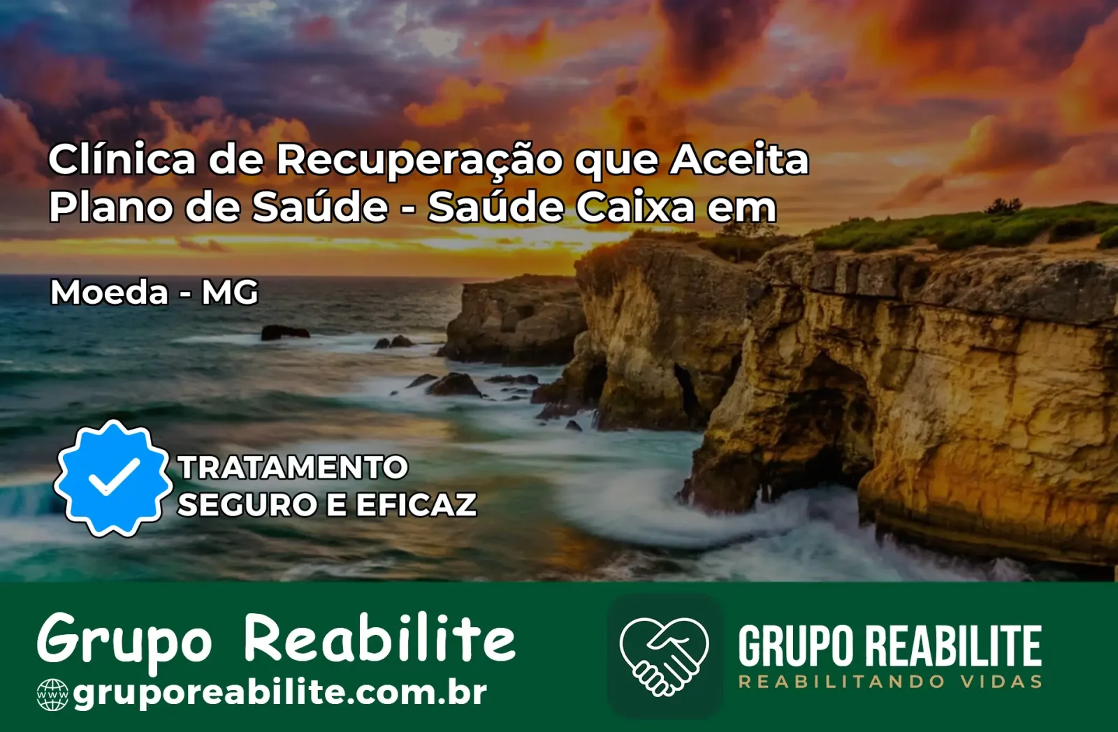 Clínica de Recuperação Saúde Caixa em Moeda – MG | Cobertura 100%