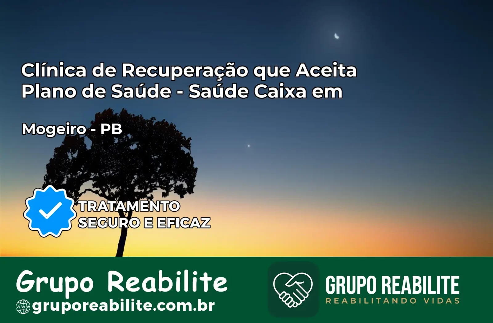 Clínica de Recuperação Saúde Caixa em Mogeiro – PB | Cobertura 100%