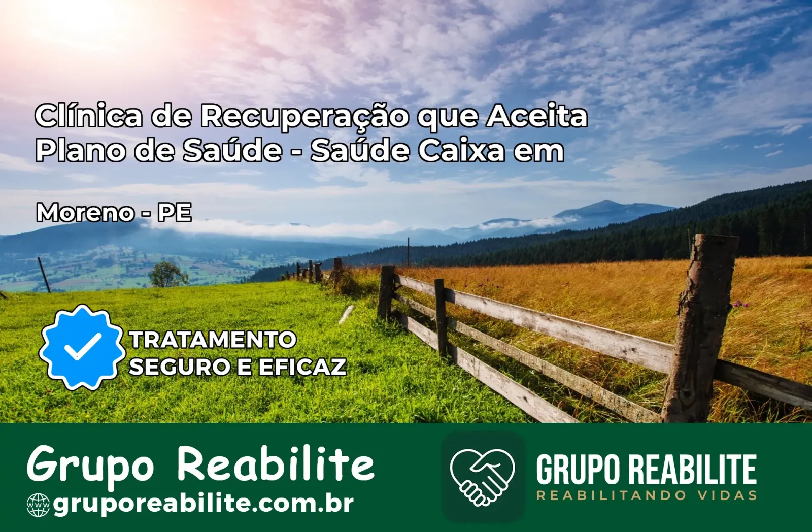 Clínica de Recuperação Saúde Caixa em Moreno – PE | Cobertura 100%
