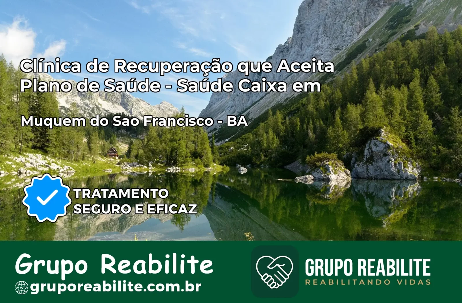 Clínica de Recuperação Saúde Caixa em Muquém do São Francisco – BA | Cobertura 100%