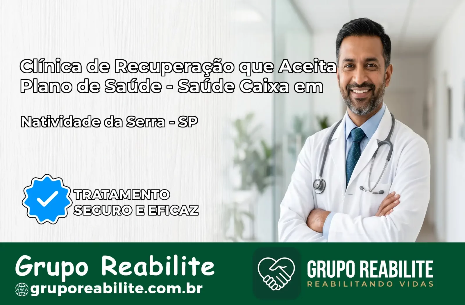 Clínica de Recuperação Saúde Caixa em Natividade da Serra – SP | Cobertura 100%
