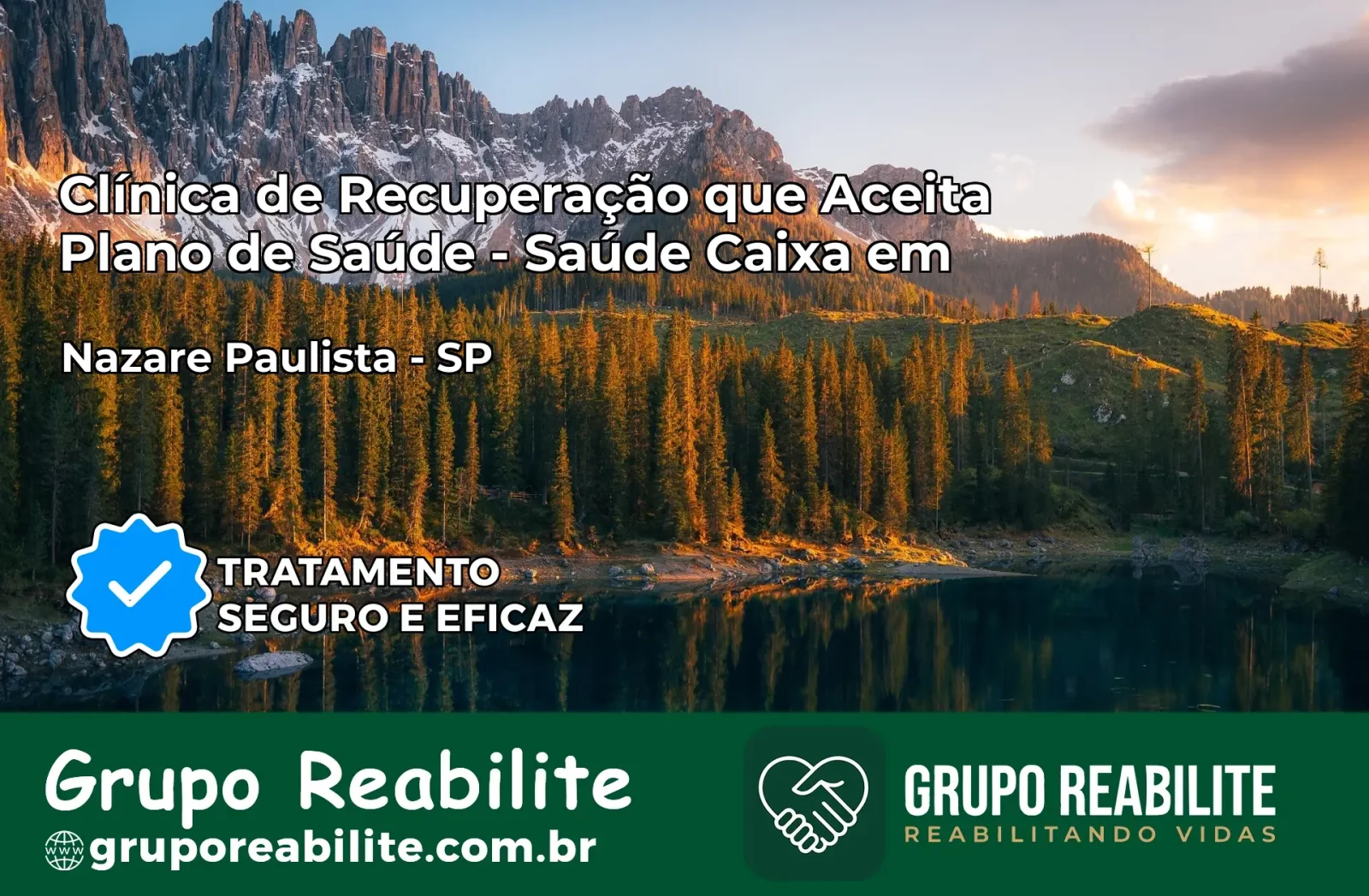 Clínica de Recuperação Saúde Caixa em Nazaré Paulista – SP | Cobertura 100%