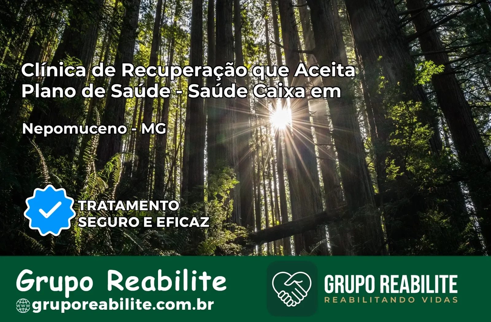 Clínica de Recuperação Saúde Caixa em Nepomuceno – MG | Cobertura 100%
