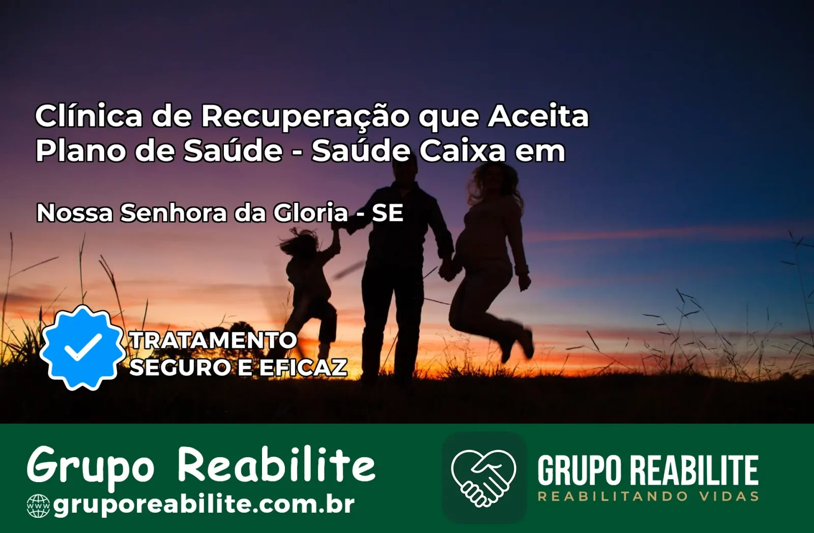 Clínica de Recuperação Saúde Caixa em Nossa Senhora da Glória – SE | Cobertura 100%