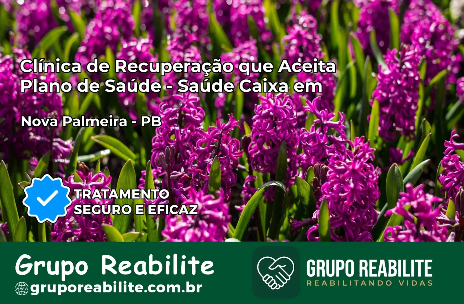 Clínica de Recuperação Saúde Caixa em Nova Palmeira – PB | Cobertura 100%
