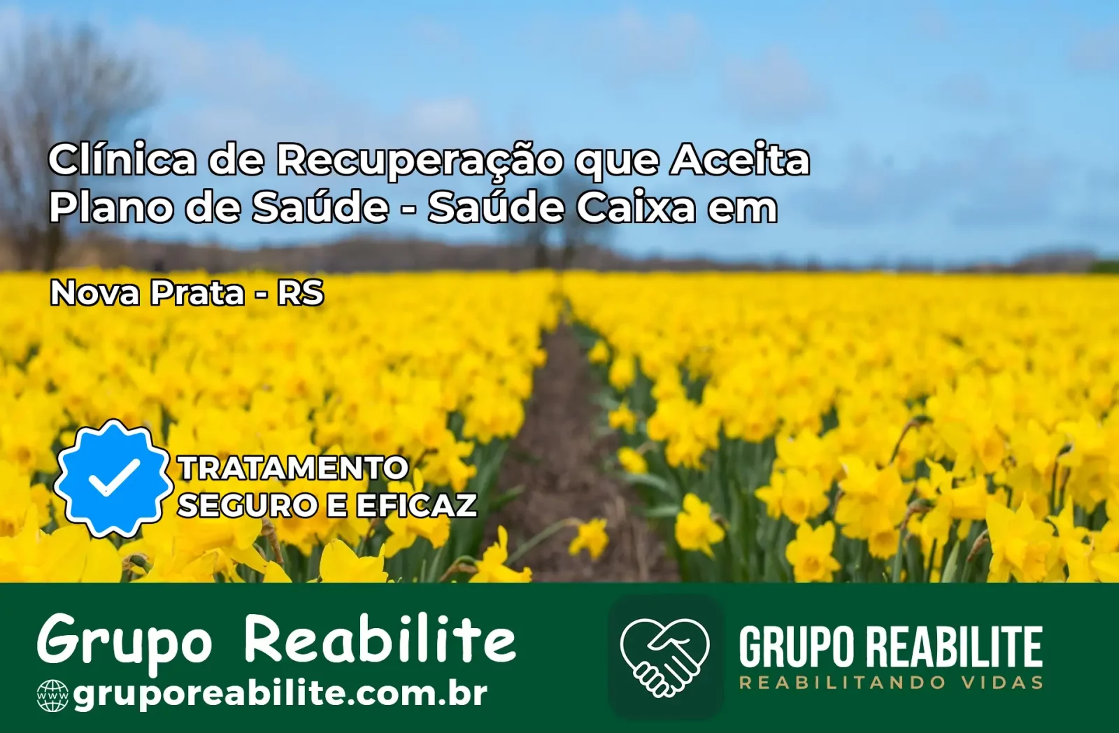 Clínica de Recuperação Saúde Caixa em Nova Prata – RS | Cobertura 100%