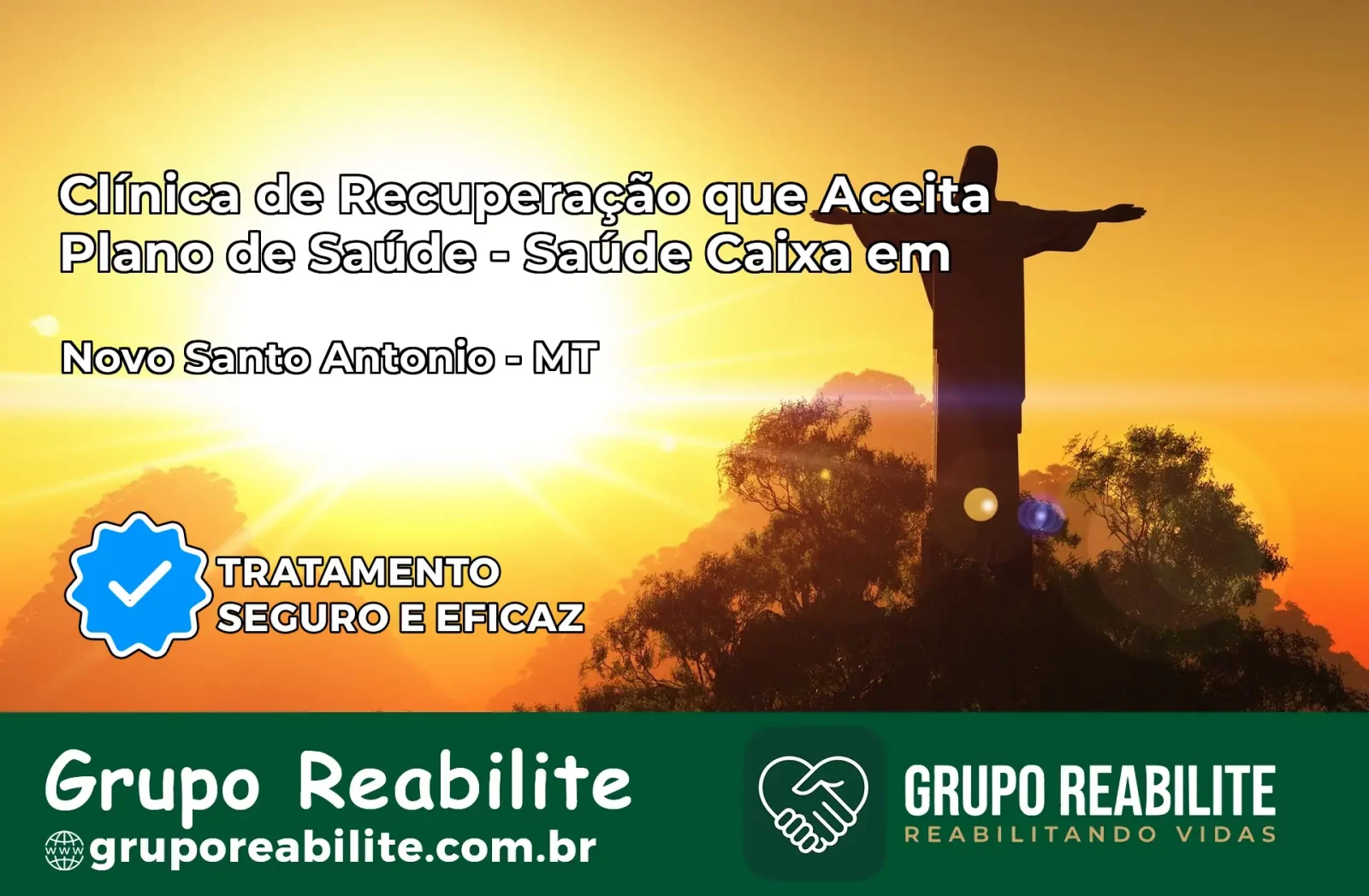 Clínica de Recuperação Saúde Caixa em Novo Santo Antônio – MT | Cobertura 100%