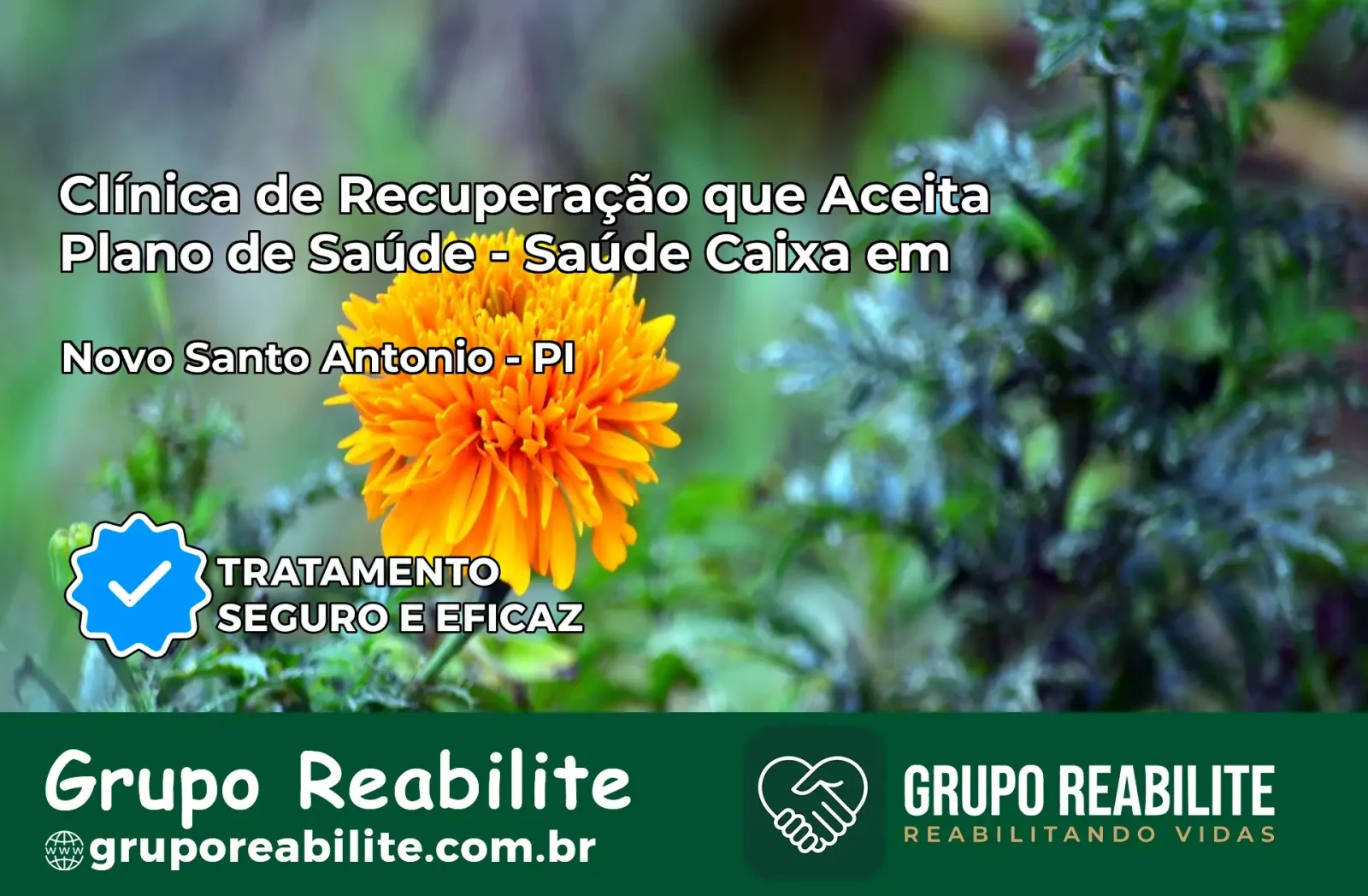 Clínica de Recuperação Saúde Caixa em Novo Santo Antônio – PI | Cobertura 100%