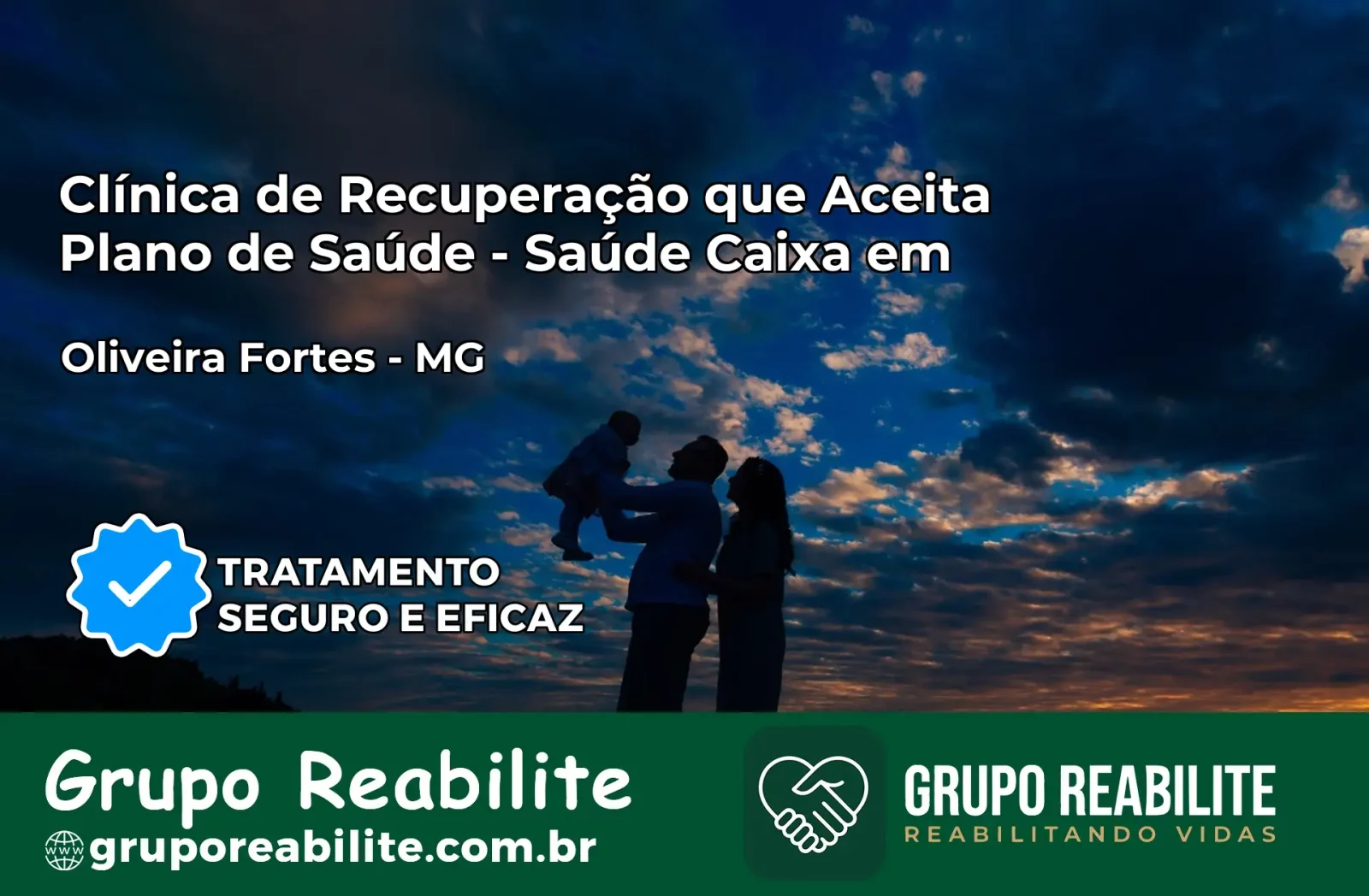 Clínica de Recuperação Saúde Caixa em Oliveira Fortes – MG | Cobertura 100%