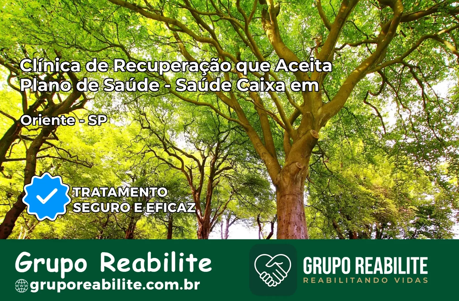 Clínica de Recuperação Saúde Caixa em Oriente – SP | Cobertura 100%