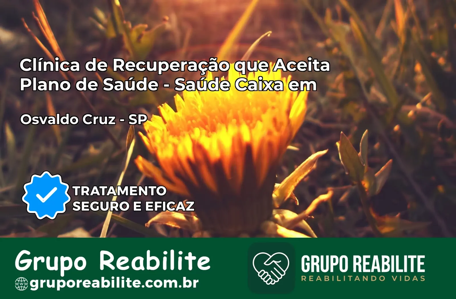 Clínica de Recuperação Saúde Caixa em Osvaldo Cruz – SP | Cobertura 100%