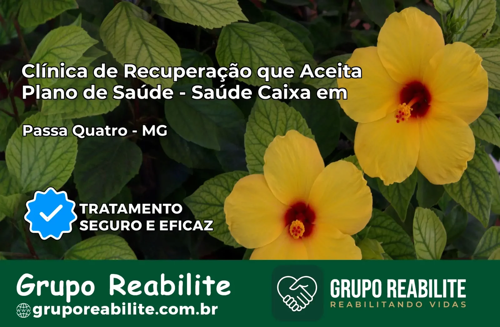 Clínica de Recuperação Saúde Caixa em Passa Quatro – MG | Cobertura 100%