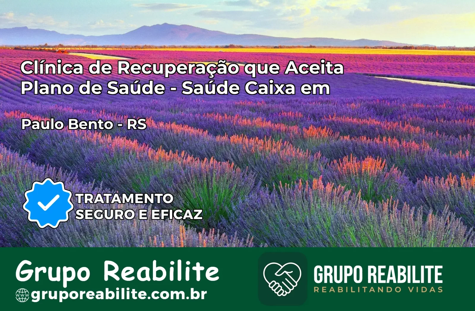 Clínica de Recuperação Saúde Caixa em Paulo Bento – RS | Cobertura 100%