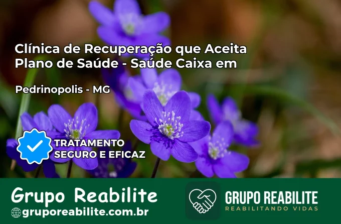 Clínica de Recuperação Saúde Caixa em Pedrinópolis – MG | Cobertura 100%