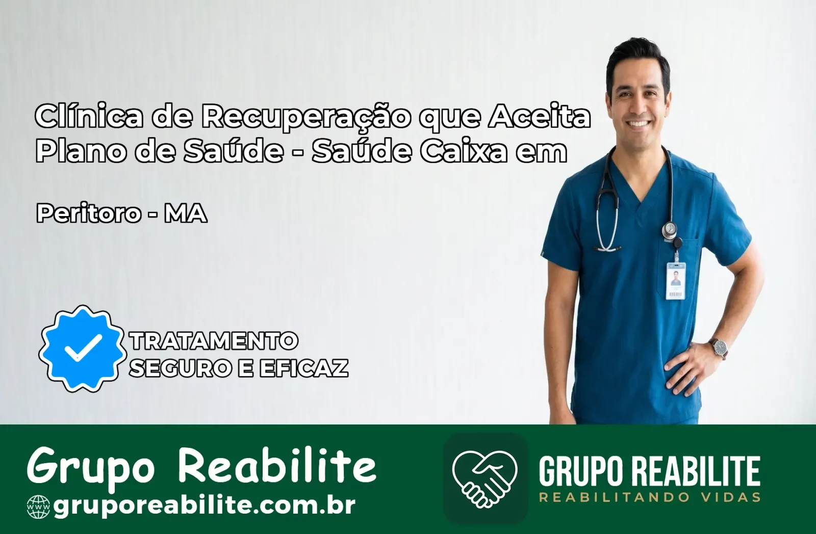 Clínica de Recuperação Saúde Caixa em Peritoró – MA | Cobertura 100%