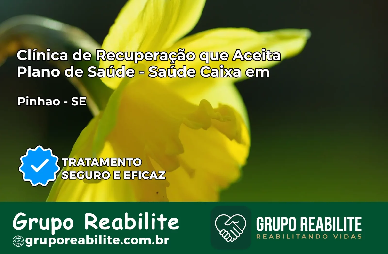 Clínica de Recuperação Saúde Caixa em Pinhão – SE | Cobertura 100%