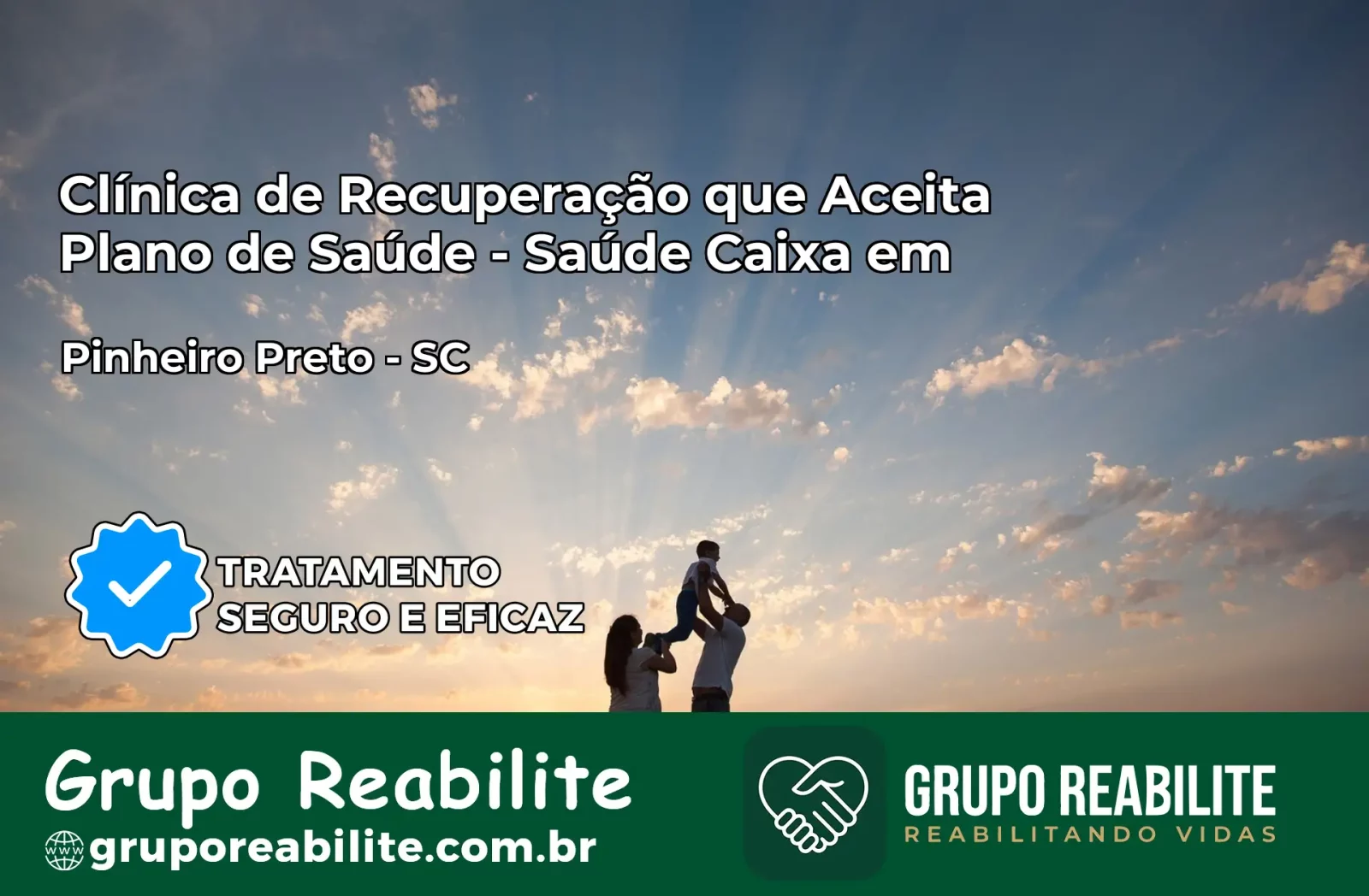 Clínica de Recuperação Saúde Caixa em Pinheiro Preto – SC | Cobertura 100%