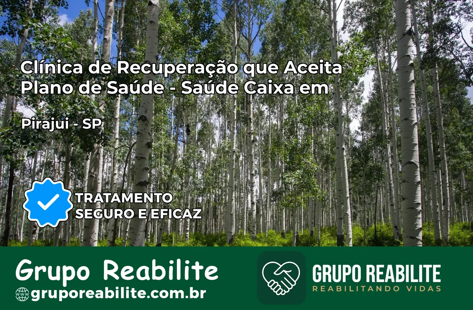 Clínica de Recuperação Saúde Caixa em Pirajuí – SP | Cobertura 100%