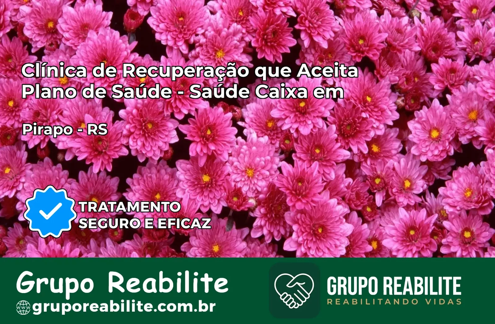 Clínica de Recuperação Saúde Caixa em Pirapó – RS | Cobertura 100%