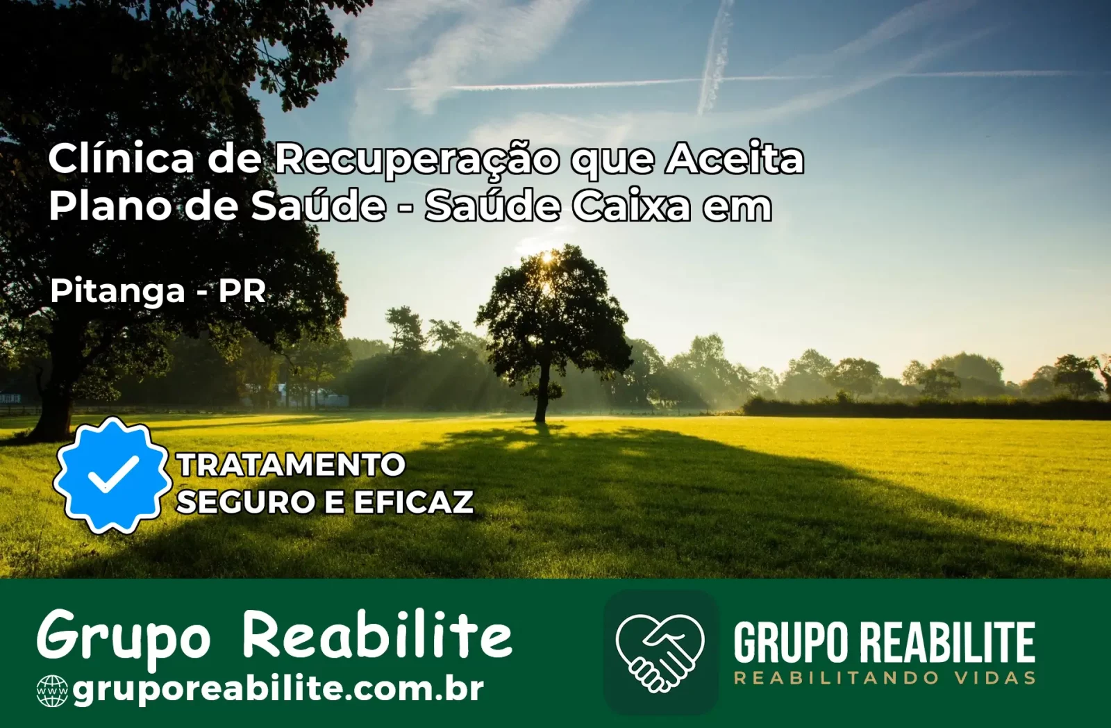 Clínica de Recuperação Saúde Caixa em Pitanga – PR | Cobertura 100%
