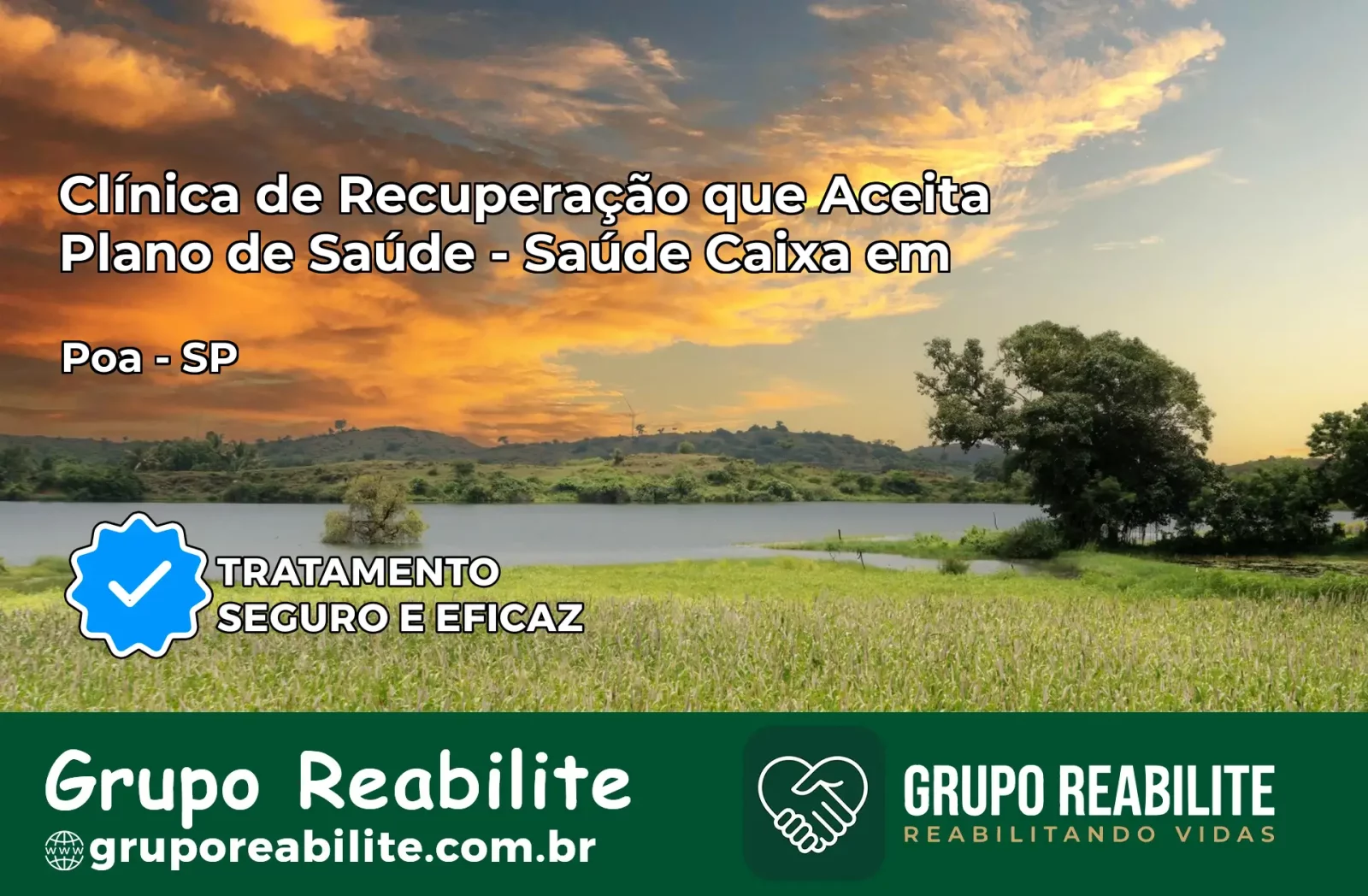 Clínica de Recuperação Saúde Caixa em Poá – SP | Cobertura 100%