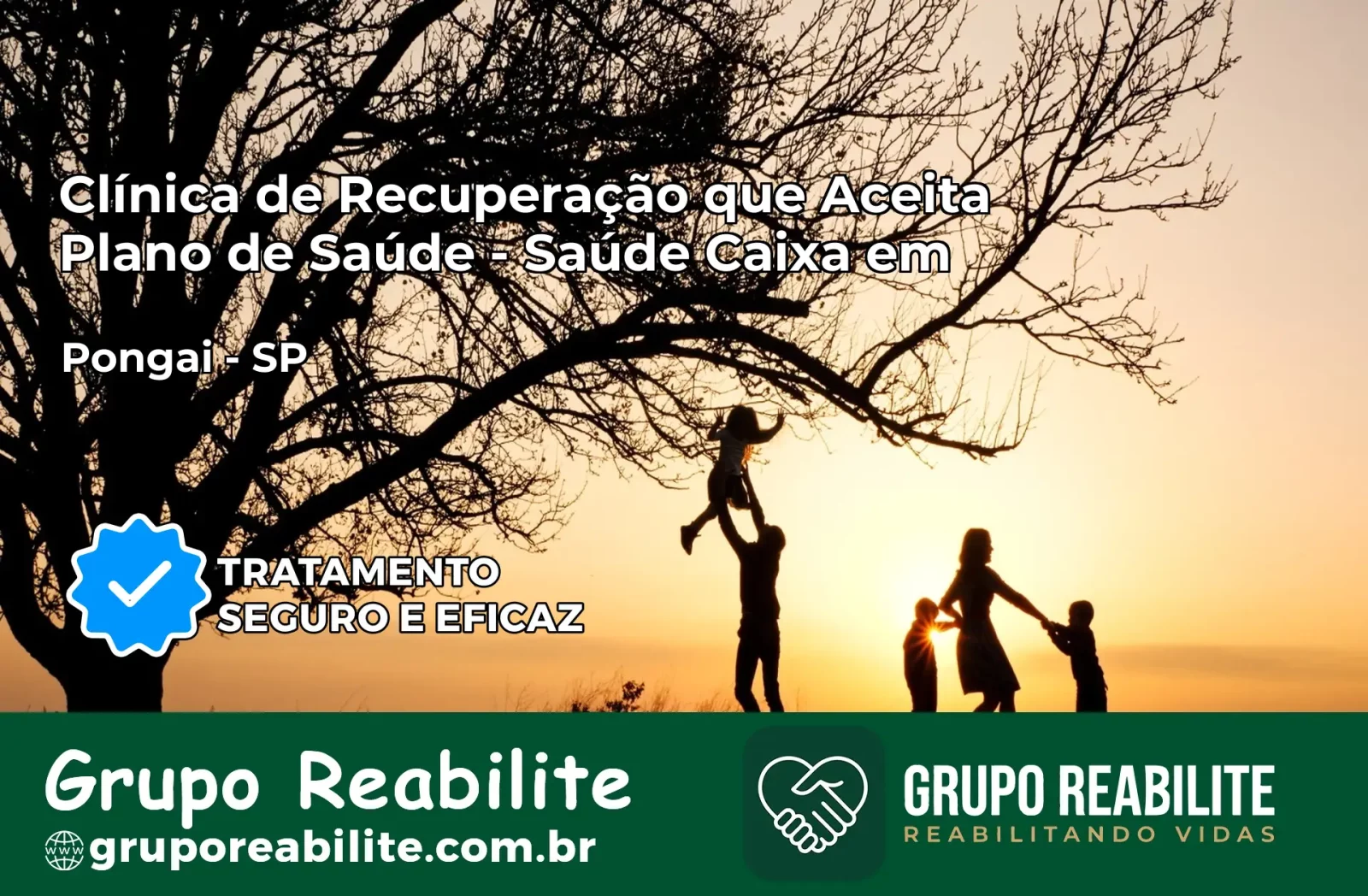 Clínica de Recuperação Saúde Caixa em Pongaí – SP | Cobertura 100%