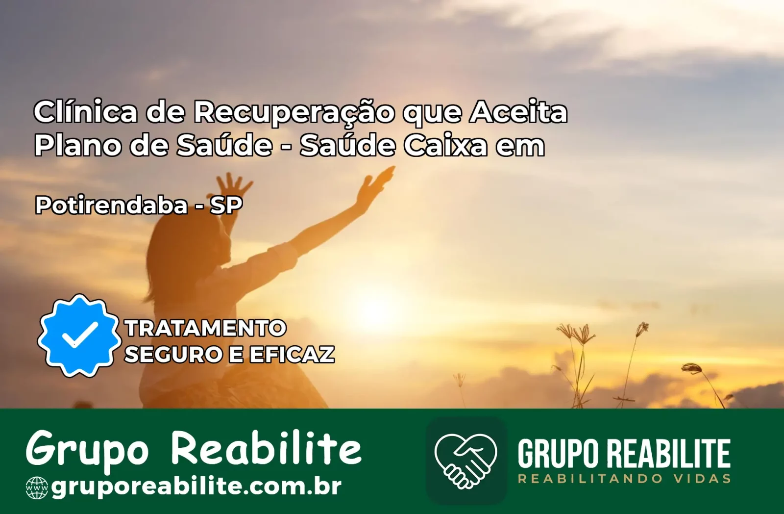 Clínica de Recuperação Saúde Caixa em Potirendaba – SP | Cobertura 100%