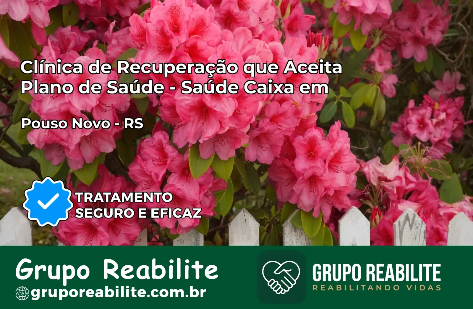 Clínica de Recuperação Saúde Caixa em Pouso Novo – RS | Cobertura 100%