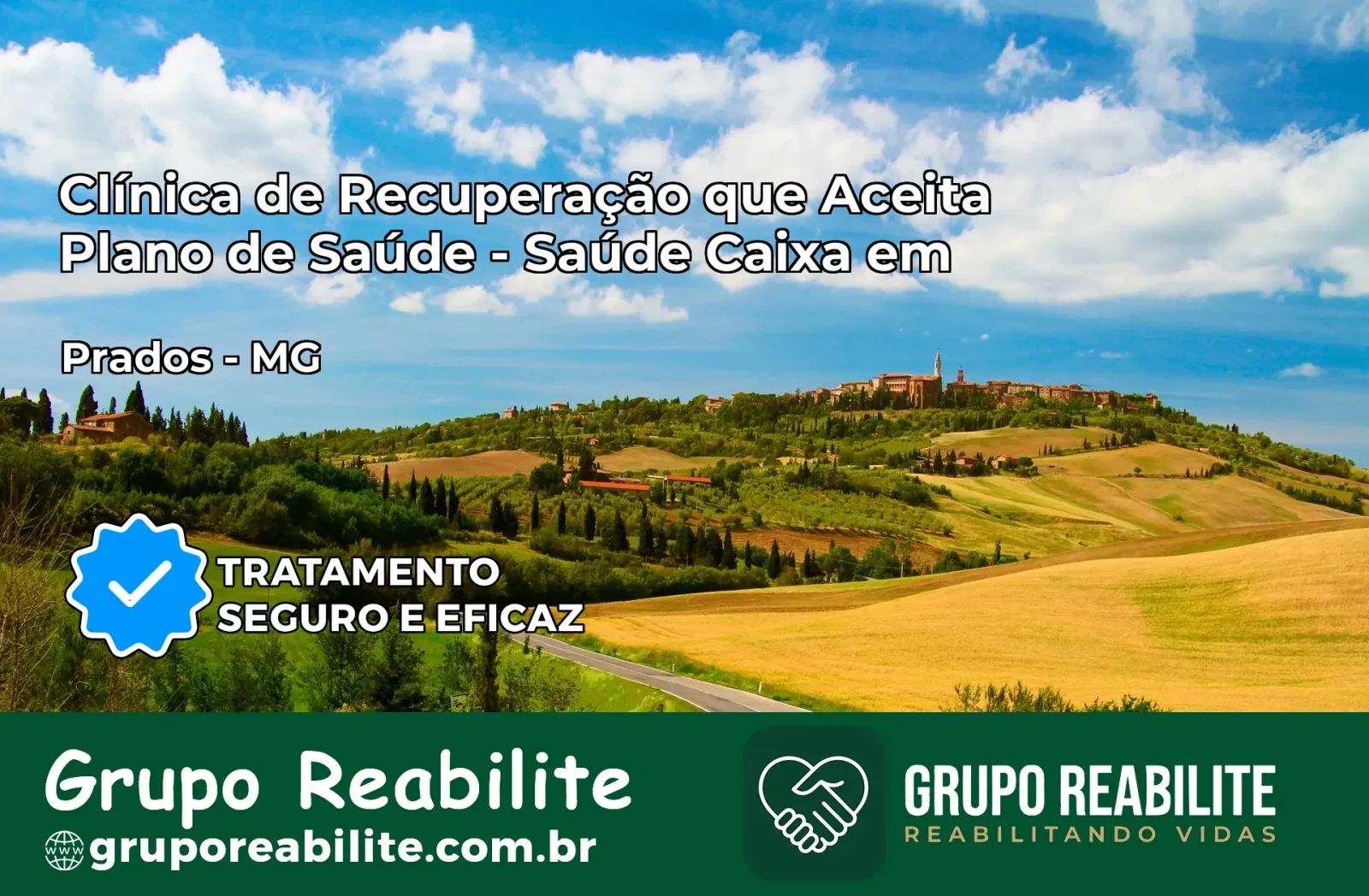 Clínica de Recuperação Saúde Caixa em Prados – MG | Cobertura 100%