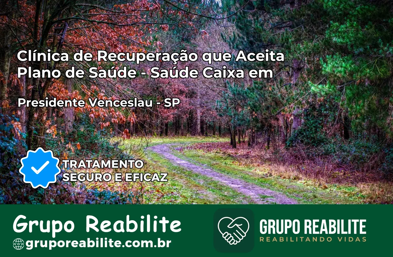Clínica de Recuperação Saúde Caixa em Presidente Venceslau – SP | Cobertura 100%
