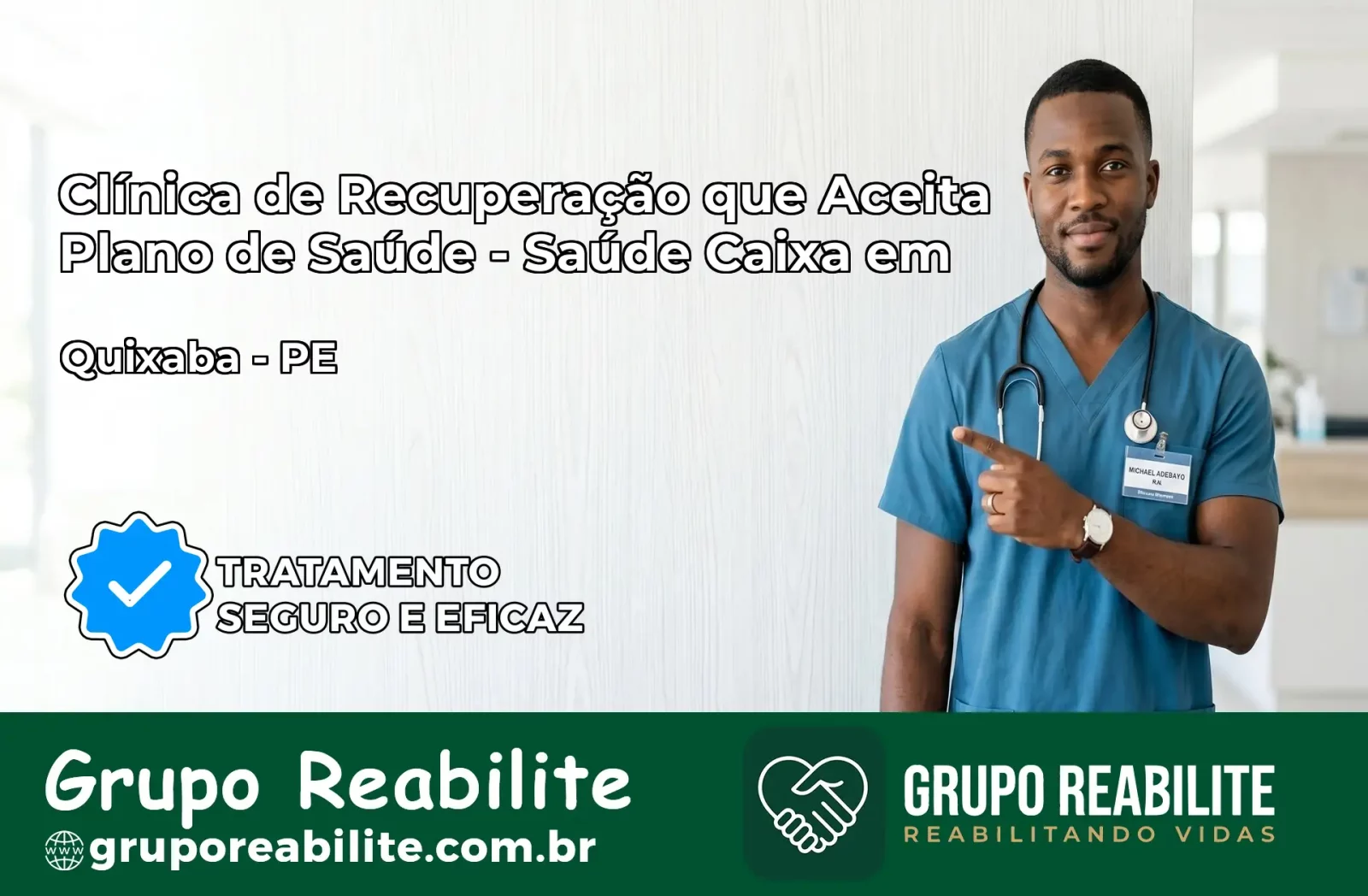 Clínica de Recuperação Saúde Caixa em Quixaba – PE | Cobertura 100%