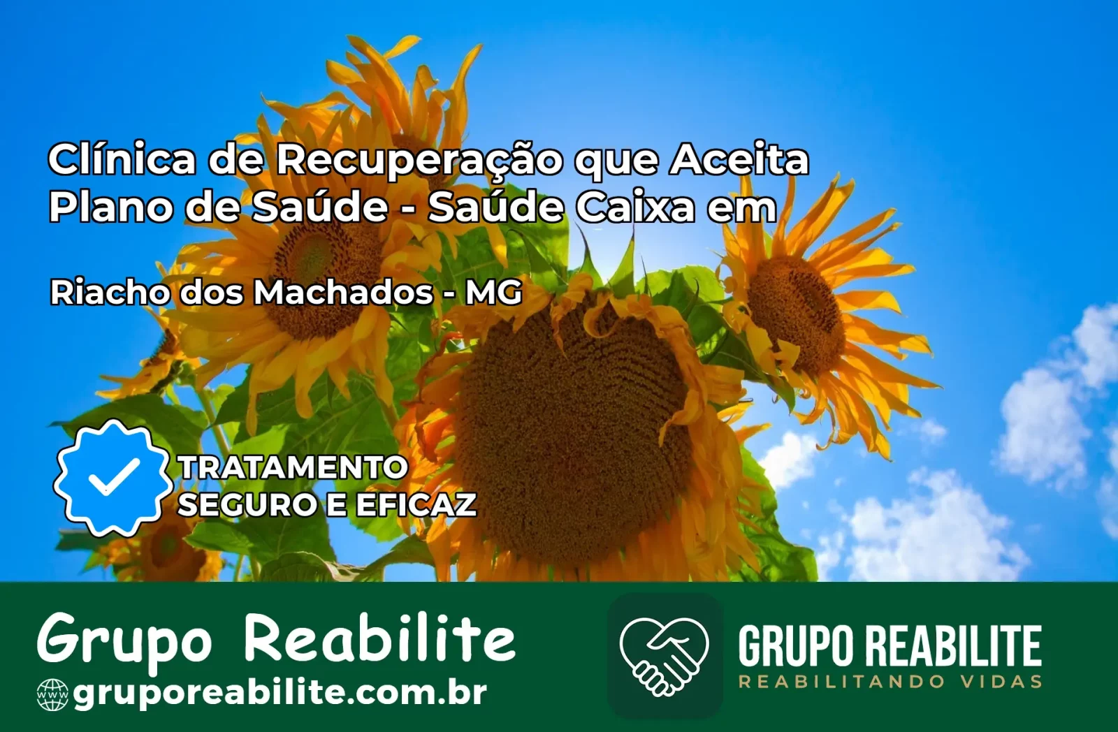 Clínica de Recuperação Saúde Caixa em Riacho dos Machados – MG | Cobertura 100%