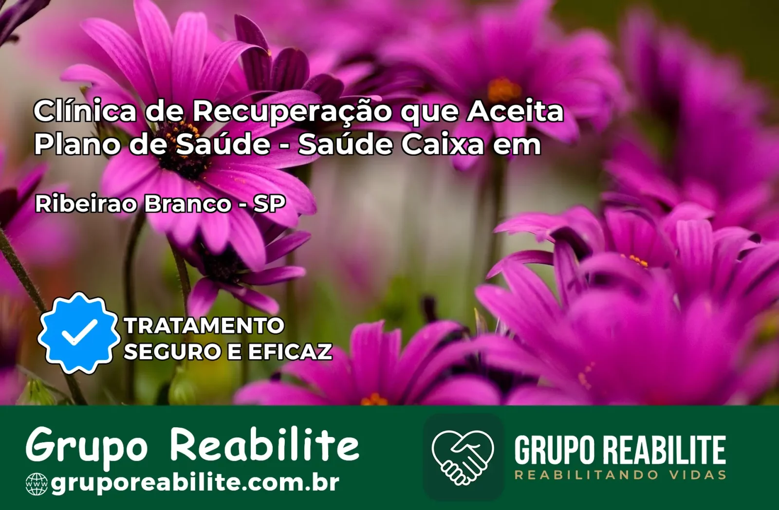 Clínica de Recuperação Saúde Caixa em Ribeirão Branco – SP | Cobertura 100%